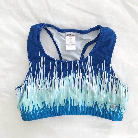 6/$25Champion GTM Select Ultra Fuse Racerback Sports Bra Top Cheer Youth Girls L - Picture 4 of 6